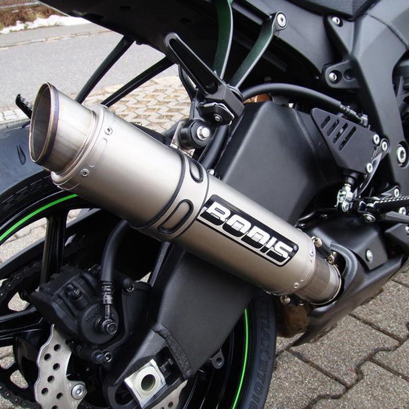 KZX10R-042 スリップオンマフラー ステンレス/フルチタン GP1 NINJA ZX