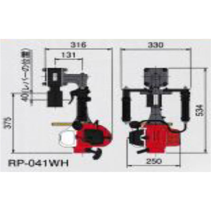 RP-042WH ビーバー 杭打機 1台 山田機械工業 【通販モノタロウ】