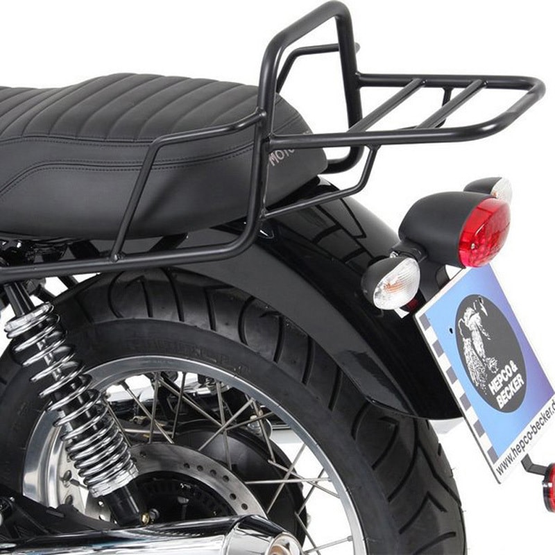 654550 01 01 チューブトップケースキャリア / リアラック ブラック Moto Guzzi V 7 III stone/ special / Anniversario from 2017 1個 HEPCO&BECKER (ヘプコ&ベッカー) 【通販モノタロウ】