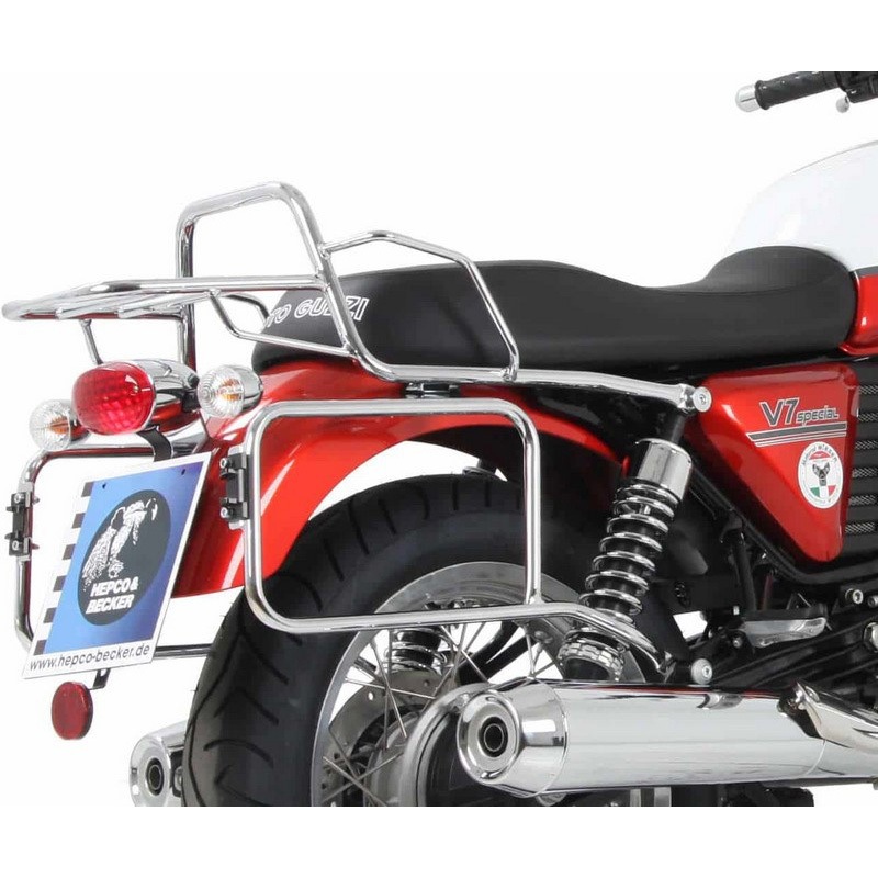 650540 01 02 チューブトップケースキャリア クロム Moto Guzzi V 7 Classic / Cafe classic / Special 1個 HEPCO&BECKER (ヘプコ&ベッカー) 【通販モノタロウ】