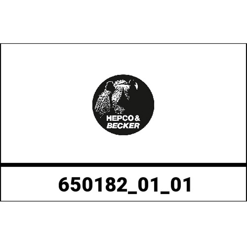 650182 01 01 チューブトップケースキャリア ブラック Honda アフリカツイン XRV 750 until 1992 1個 HEPCO&BECKER (ヘプコ&ベッカー) 【通販モノタロウ】