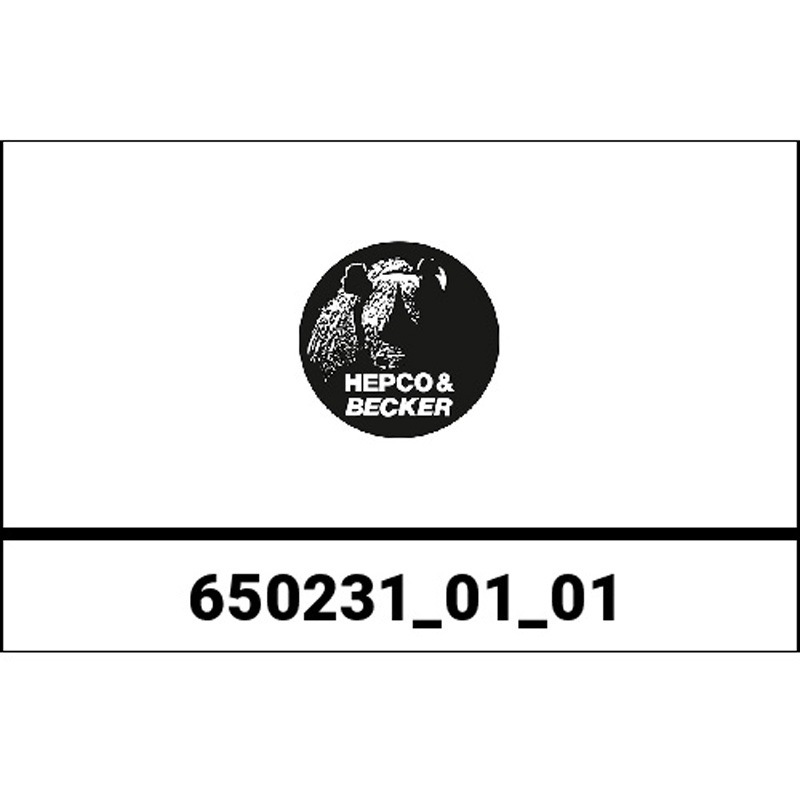 650231 01 01 チューブトップケースキャリア ブラック Kawasaki GPZ 750 / 900 R 1個 HEPCO&BECKER (ヘプコ&ベッカー) 【通販モノタロウ】