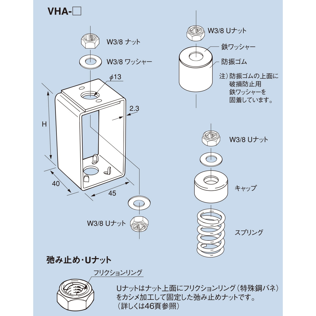 防振ハンガーVHA