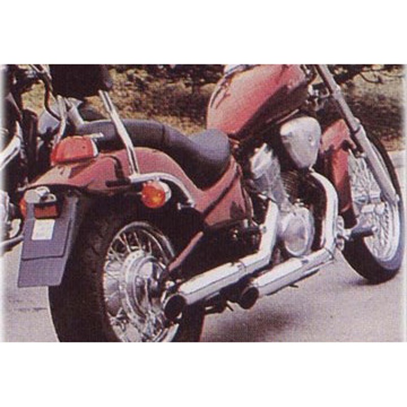 H/CP01/BC デュアルマフラー Legend クロム Honda VT 1100 SHADOW 1個 Marving Exhaust (マービングエキゾースト) 【通販モノタロウ】
