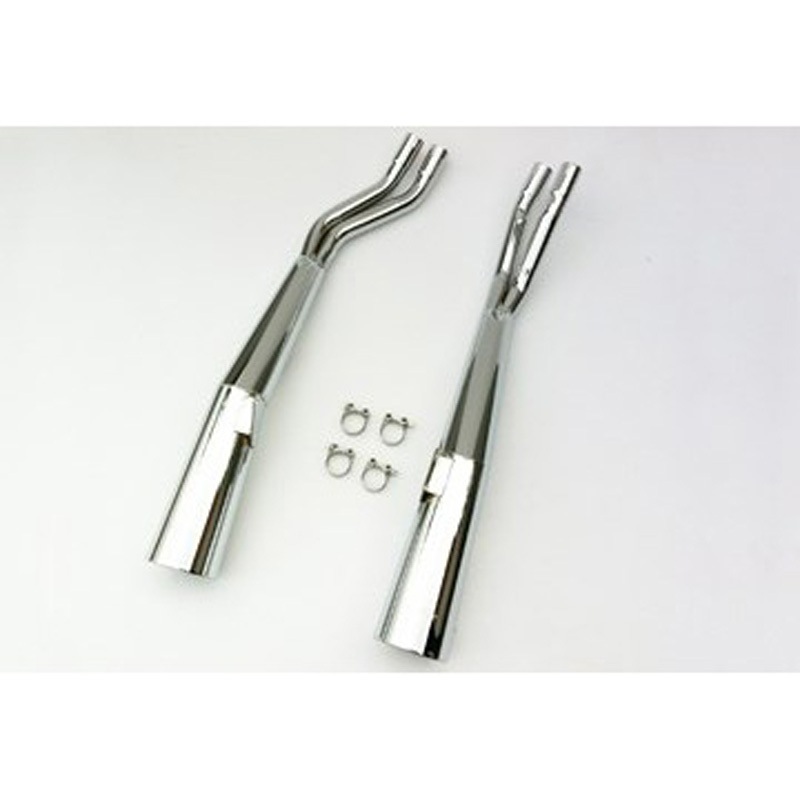 H/2020/BC デュアルマフラー Master クロム Marving Exhaust (マー