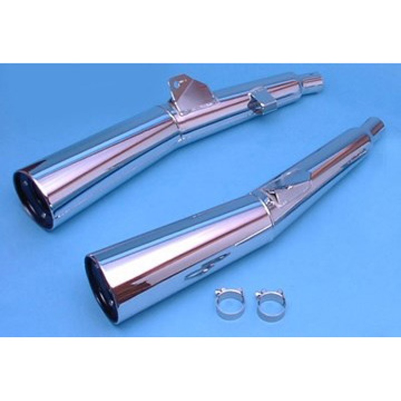 Y/2002/BC デュアルマフラー Master クロム 1個 Marving Exhaust (マービングエキゾースト) 【通販モノタロウ】