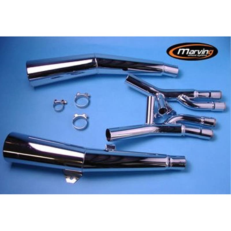 H/2135/BC デュアルマフラー Master クロム Honda CB 750 SEVEN FIFTY 1個 Marving Exhaust (マービングエキゾースト) 【通販モノタロウ】