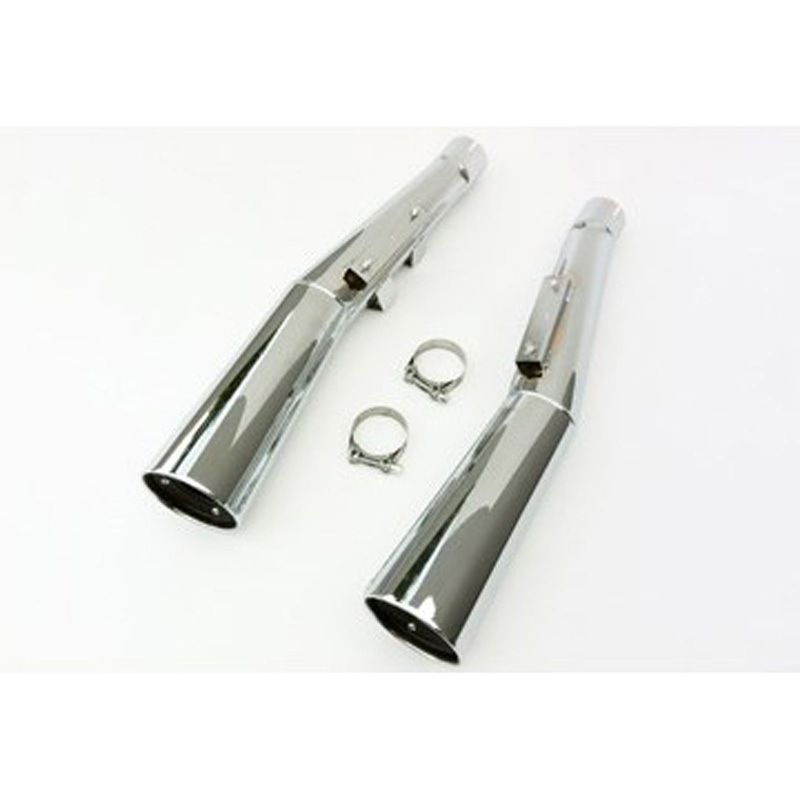 H/4999/BC デュアルマフラー Master クロム Honda Couple mufflers H/5003 1個 Marving Exhaust (マービングエキゾースト) 【通販モノタロウ】