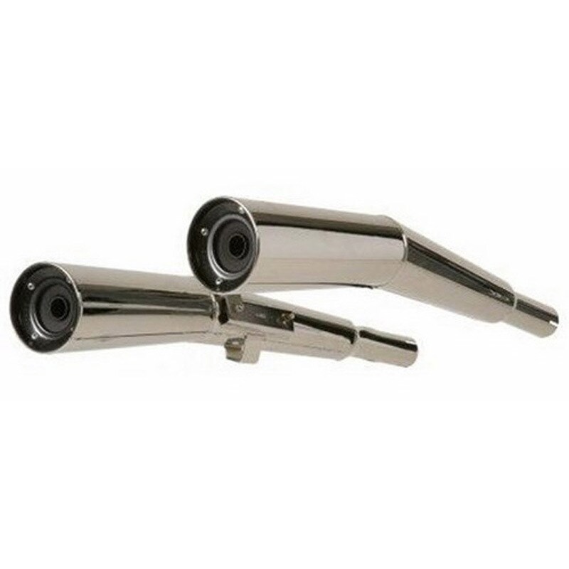 K/2118/BC デュアルマフラー Master クロム Kawasaki Z 450 LTD (84-) 1個 Marving Exhaust (マービングエキゾースト) 【通販モノタロウ】