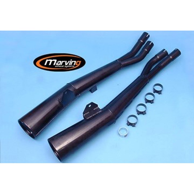 rykngt　ブラック　ｔｆ　ｖ S/2044/NC デュアルマフラー Master ブラック Marving Exhaust