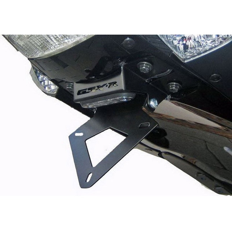 SGSXR1000-089 ナンバープレートブラケット ステンレスブラック Powder-Coated BODIS (ボディス) 適合車種SUZUKI GSX-R1000 (2007-2008)