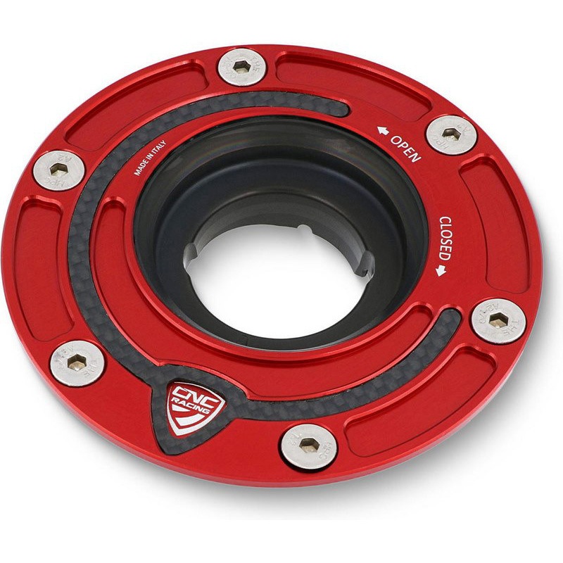 TSB02R フューエルタンクキャップ - flange カーボン 1個 CNC Racing (シーエヌシーレーシング) 【通販モノタロウ】