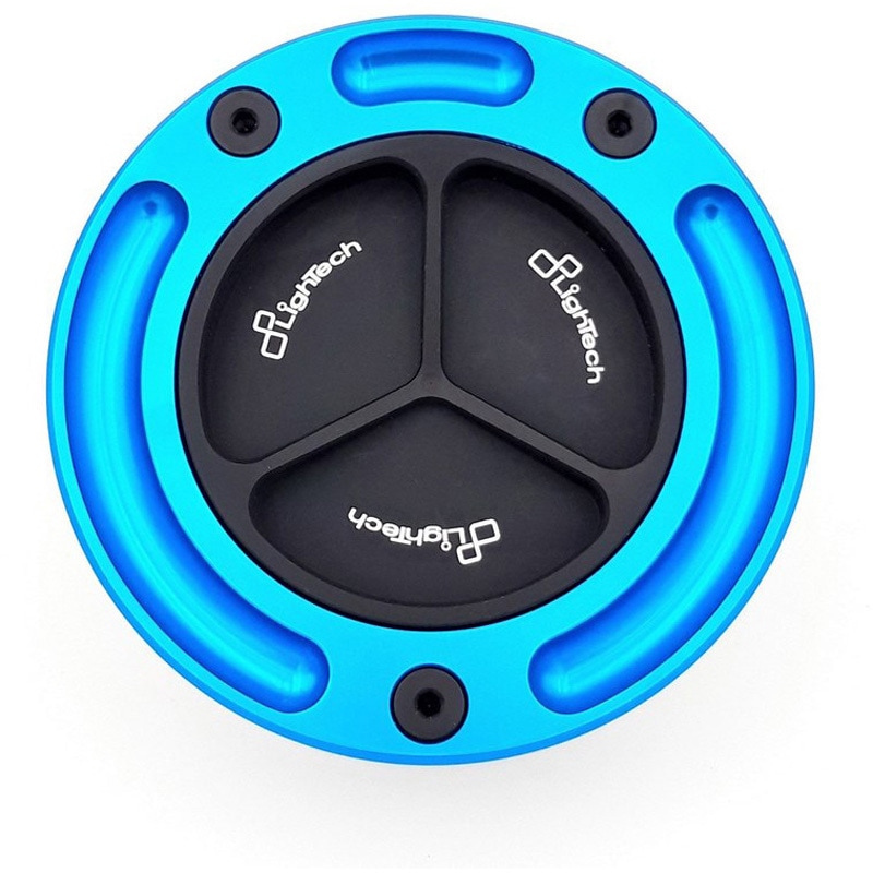 TF11N/C フューエルタンクキャップ スピンロッキング LIGHTECH (ライテック) ブラック-コバルト色