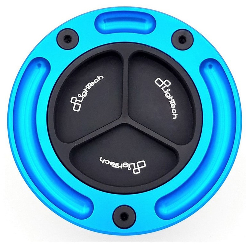 TF16N/C フューエルタンクキャップ スピンロッキング LIGHTECH (ライテック) ブラック-コバルト色