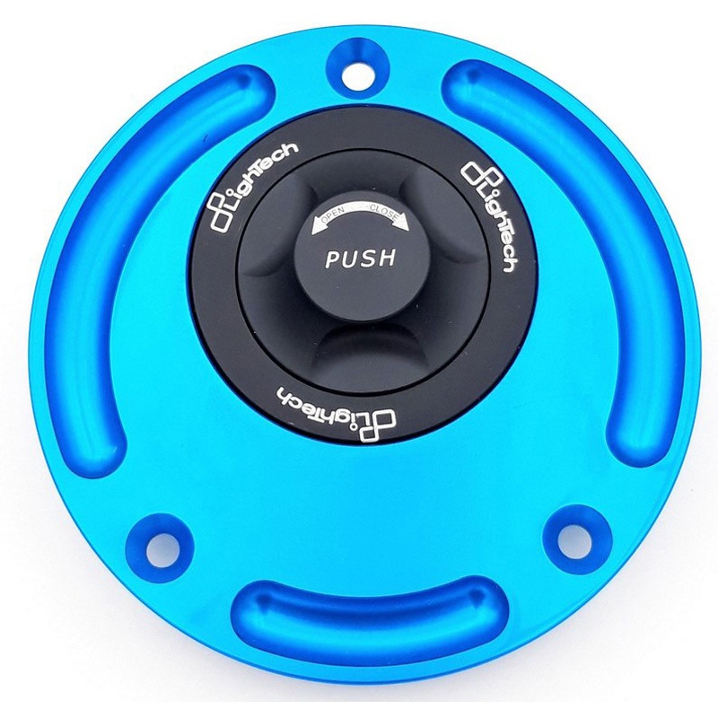 TR16N/C フューエルタンクキャップ ラピッドロッキング LIGHTECH (ライテック) ブラック-コバルト色