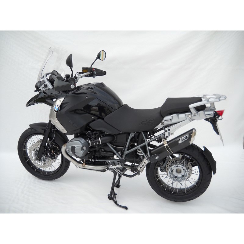 ZBMW517APO ブラックステンレススチール -ALU スリップオン BMW R 1200 GS (2010-2012) 1個 ZARD (ザード) 【通販モノタロウ】