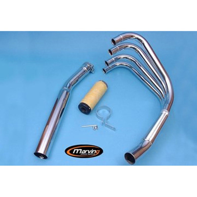 K/27/BC フルシステム 4/1 レーシング クロム Kawasaki Z 1000/1000 MK II (77) 1個 Marving Exhaust (マービングエキゾースト) 【通販モノタロウ】
