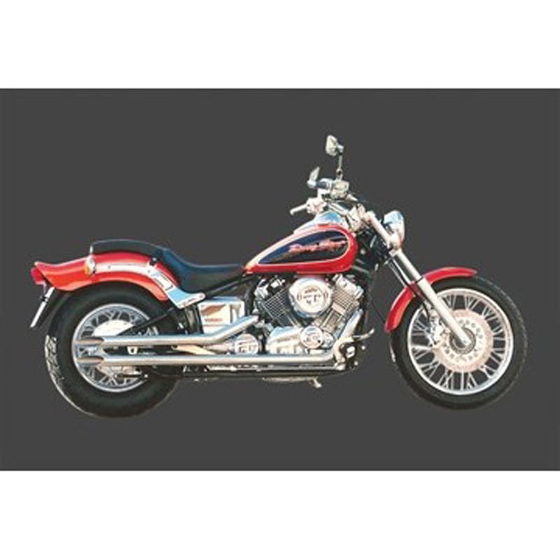 Y/JC29/IX フルシステム ドラッグパイプ low long ステンレススチール &Oslash； 50 Yamaha XVS 650 DRAG STAR (97- 1個 Marving Exhaust (マービングエキゾースト) 【通販モノタロウ】