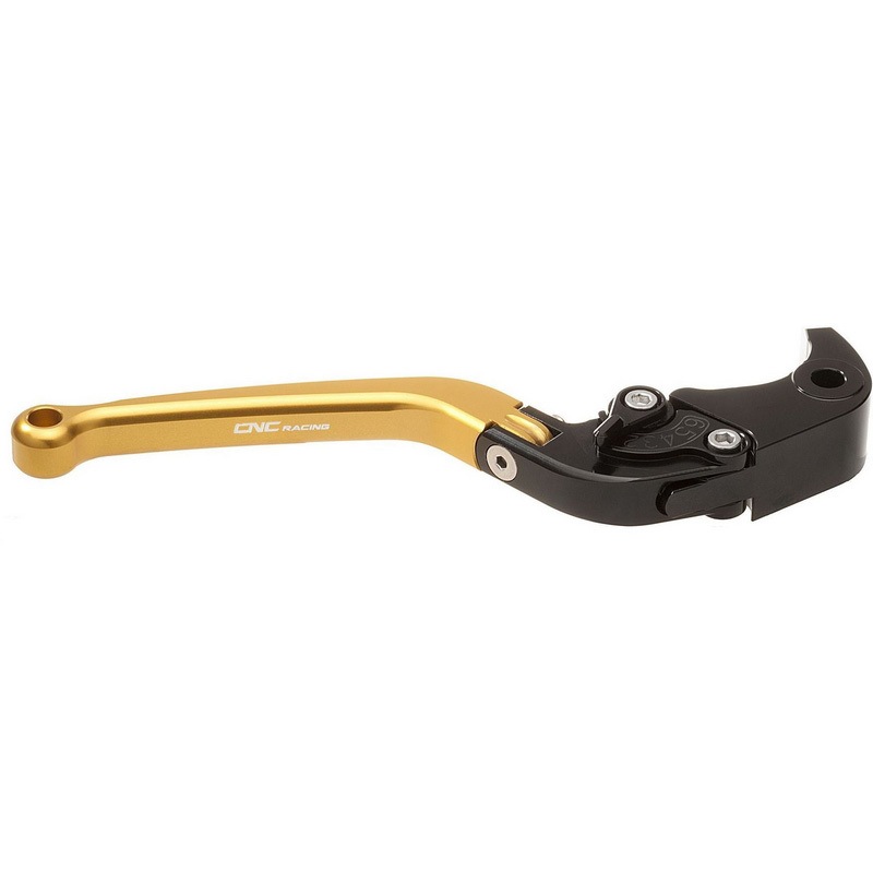 LBF10G ブレーキレバー - long ホールディング model 180 mm CNC Racing (シーエヌシーレーシング) 適合車種KAWASAKI Z 750 (2007-2014) Z800 (2013-2015) ゴールド色   LBF10G