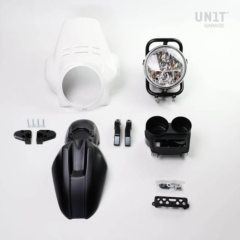 2305_Alpinewhite-Matt-black フロントヘッドライトキット PRO FENOUIL R850R-R1100R | 2305 1個 UnitGarage (ユニットガレージ) 【通販モノタロウ】