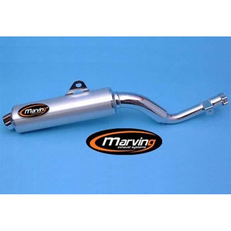 H/AAA/36/BC マフラー Amacal &Oslash； 100 クロム + アルミニウム Honda XL 600 LM/RM 1個 Marving Exhaust (マービングエキゾースト) 【通販モノタロウ】