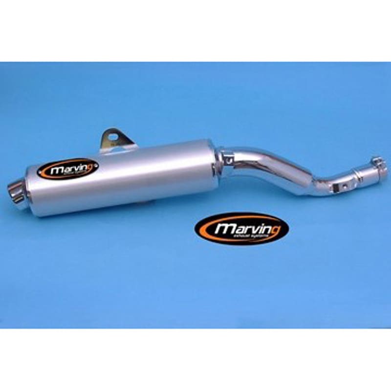 Y/AAA/33/BC マフラー Amacal &Oslash； 100 クロム + アルミニウム Yamaha XT 600 E Electric Starte 1個 Marving Exhaust (マービングエキゾースト) 【通販モノタロウ】