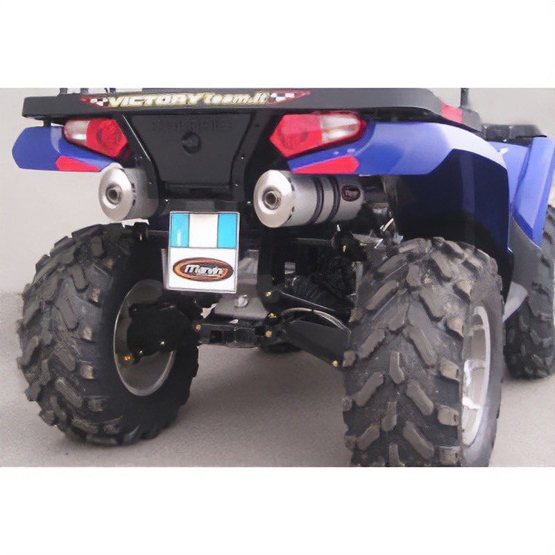 PO/61/IX マフラー Group Small Oval Quad Atv Line アルミ (クワッド・4輪バイク)SPORTSMAN 800 2006/2008 POLARIS Qua 1個 Marving Exhaust (マービングエキゾースト) 【通販モノタロウ】