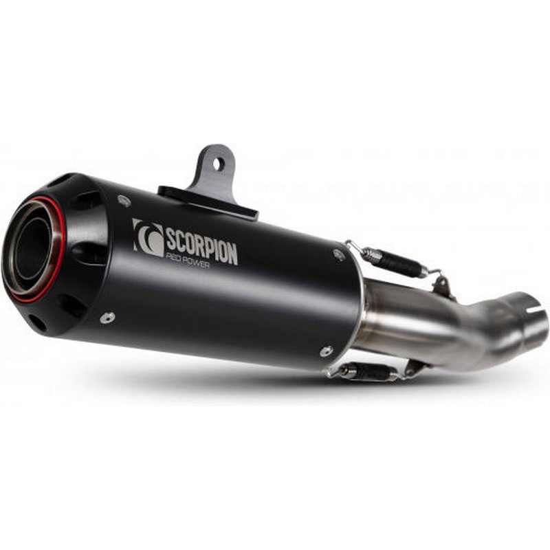 PHA195BCER マフラー Red Power スリップオン Black Ceramic Coated Sleeve Scorpion (スコーピオン) 適合車種Honda CB 500 F (2019-2021)   PHA195BCER