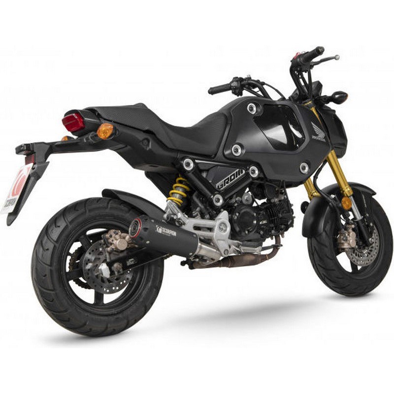 PHA199BCER マフラー Red Power スリップオン Black Ceramic Coated Sleeve Scorpion (スコーピオン) 適合車種Honda MSX 125 (2021-2022)   PHA199BCER