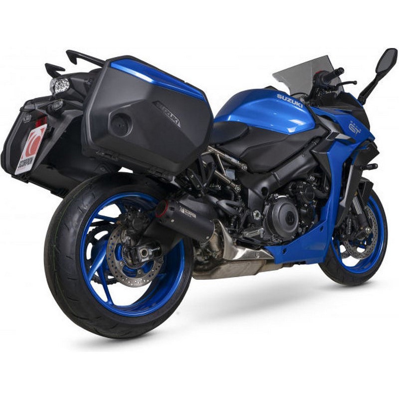 PSI127BCER マフラー Red Power スリップオン Black Ceramic Coated Sleeve Scorpion (スコーピオン) 適合車種Suzuki GSX-S 1000 GT (2022-2023)   PSI127BCER