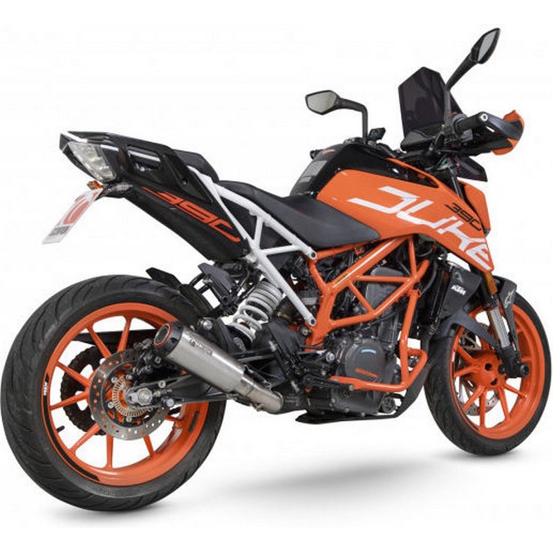 PKT83SEO マフラー Red Power スリップオン Stainless Steel Sleeve Scorpion (スコーピオン) 適合車種KTM Duke 390 (2017-2020)   PKT83SEO