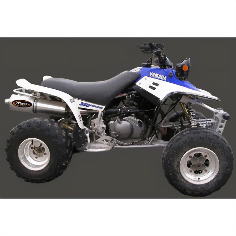 EU/AL/Y49 マフラー Single Big Oval Quad Atv Line アルミ (クワッド・4輪バイク)YFM 350 WARRIOR 2003/2005 YAMAHA Qua 1個 Marving Exhaust (マービングエキゾースト) 【通販モノタロウ】