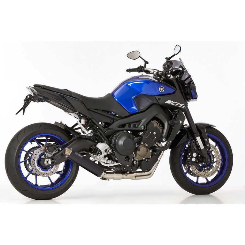 845135 マフラー SRC 4 コンプリートエキゾーストシステム (3-1) ブラック ラウンド 1個 Shark (シャーク) 【通販モノタロウ】