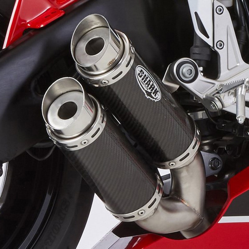 850210 マフラー Track 1000 スリップオンエキゾースト (4-2) HONDA