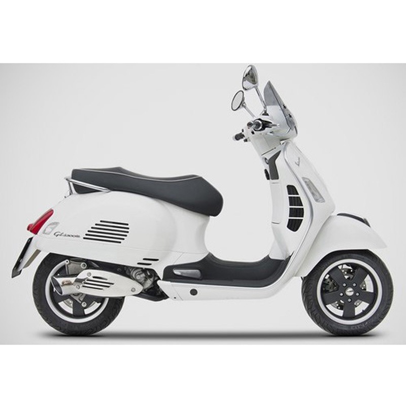ZP001SSR ミラーポリッシュド ステンレス レーシング スリップオン PIAGGIO VESPA (ベスパ) GTS 300 (2014-2019) 1個 ZARD (ザード) 【通販モノタロウ】