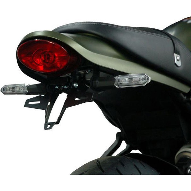 KZ900RS-005 ライセンスプレートホルダー ステンレスブラック Powder-Coated BODIS (ボディス) 適合車種KAWASAKI Z900RS (2018-2022)