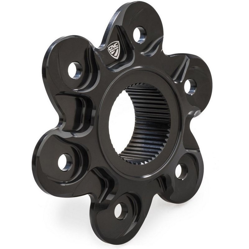 FL501B リアスプロケットフランジ Ducati CNC Racing (シーエヌシーレーシング) ブラック色   FL501B