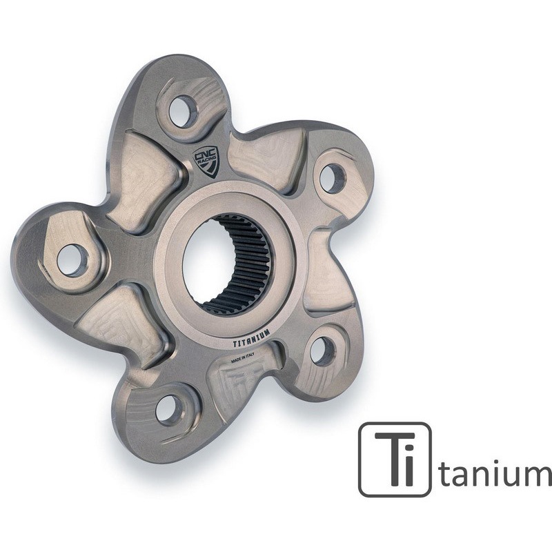 FL500X リアスプロケットフランジ Ducati Titanium Titanium 1個 CNC