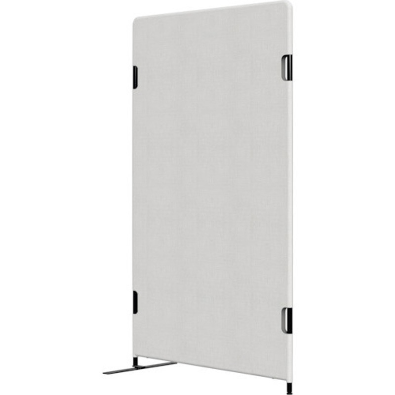 PT20-L1590L-A01-02-LEG1 フリージョイントパネル (レザー・片足付き) TOKIO(藤沢工業) 固定脚 ライトグレー色 高さ1500mm間口900mm奥行22mm  PT20-L1590L-A01-02-LEG1