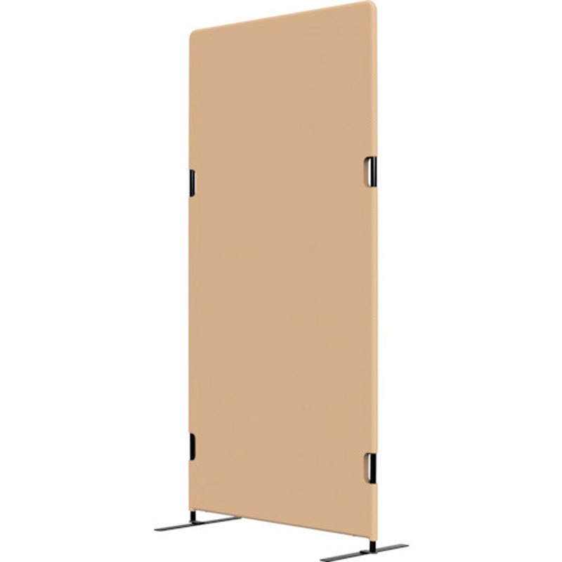PT20-F1890F-B52-02-LEG2 フリージョイントパネル (布・両足付き) TOKIO(藤沢工業) 固定脚 ベージュ色 高さ1800mm間口900mm奥行22mm  PT20-F1890F-B52-02-LEG2