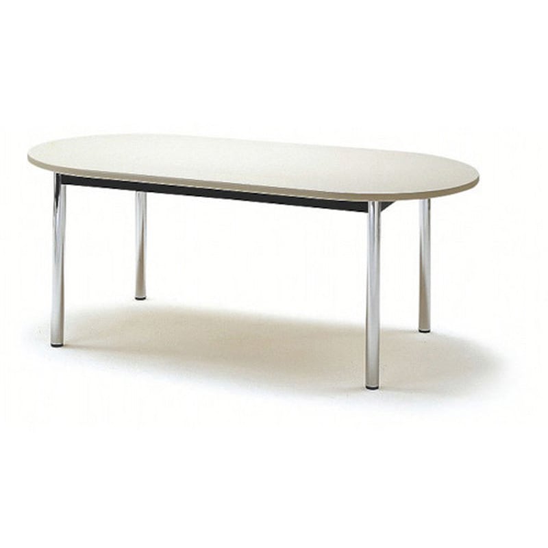 TC-2412RMP ミーティングテーブル 楕円型 TOKIO(藤沢工業) メープル 間口2400mm奥行1200mm  TC-2412RMP