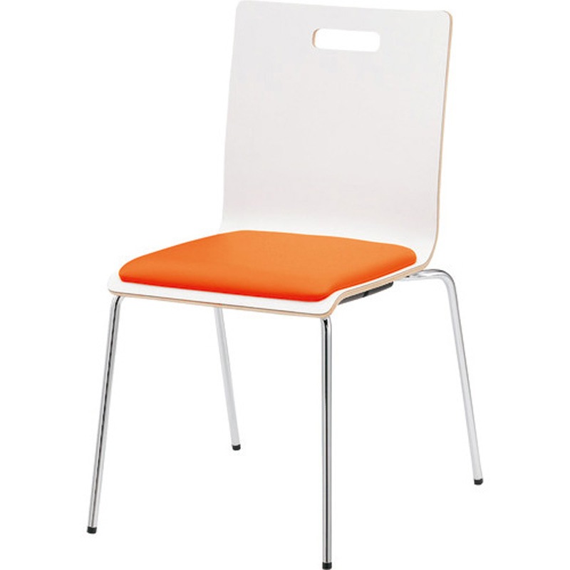 PM-50MPL-WH-MOR リフレッシュチェア 4本脚パッド付 TOKIO(藤沢工業) レザー   PM-50MPL-WH-MOR