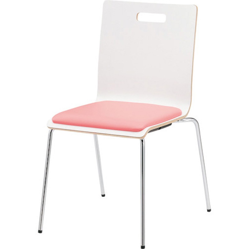 PM-50MPL-WH-PP リフレッシュチェア 4本脚パッド付 TOKIO(藤沢工業) レザー   PM-50MPL-WH-PP
