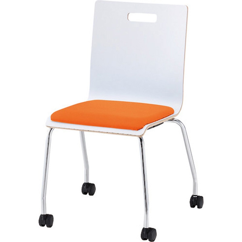 PM-K60MPL-WH-MOR リフレッシュチェア パッド付・キャスター脚タイプ TOKIO(藤沢工業) レザー   PM-K60MPL-WH-MOR