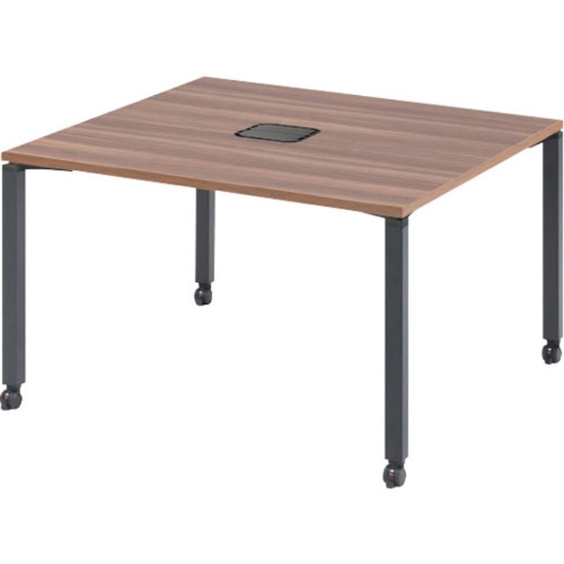 トヨスチール　片面ワークテーブル　アジャスター NTS-127HMB≪お取寄商品≫ 円形テーブル アジャスター脚 高さ720mm間口1200mm奥行1200mm