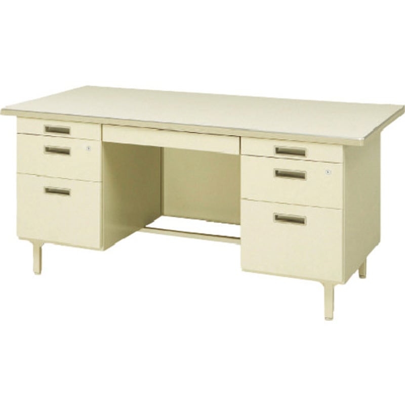 両袖机 100CG-811N 両袖デスク(旧JISタイプ) ニューグレー トヨスチール