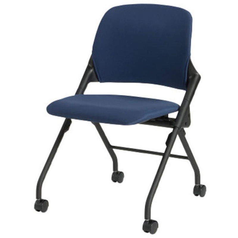 MCS-150KF-R スタッキングチェア トヨスチール(トヨセット) キャスター有り レッド 質量11.4kg 高さ835mm幅562mm奥行580mm  MCS-150KF-R