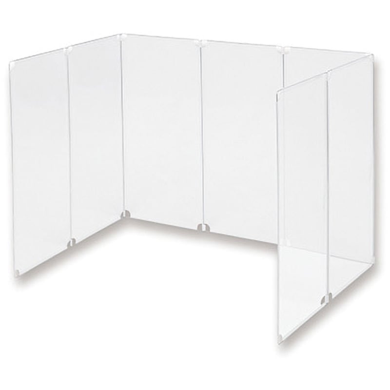 VGP90 折りたたみ透明パーテーション 90cm Asmix(アスカ) 材質(パネル