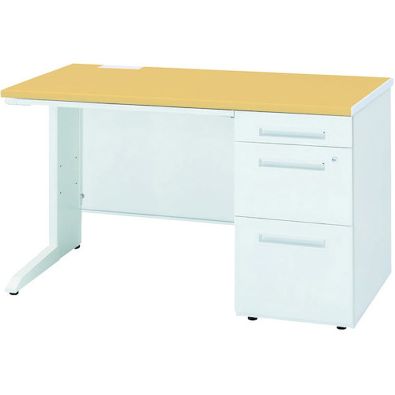 50SBH-146BRPW 片袖デスク 50Sシリーズ トヨスチール(トヨセット) ホワイト色 高さ720mm間口1400mm奥行600mm  50SBH-146BRPW