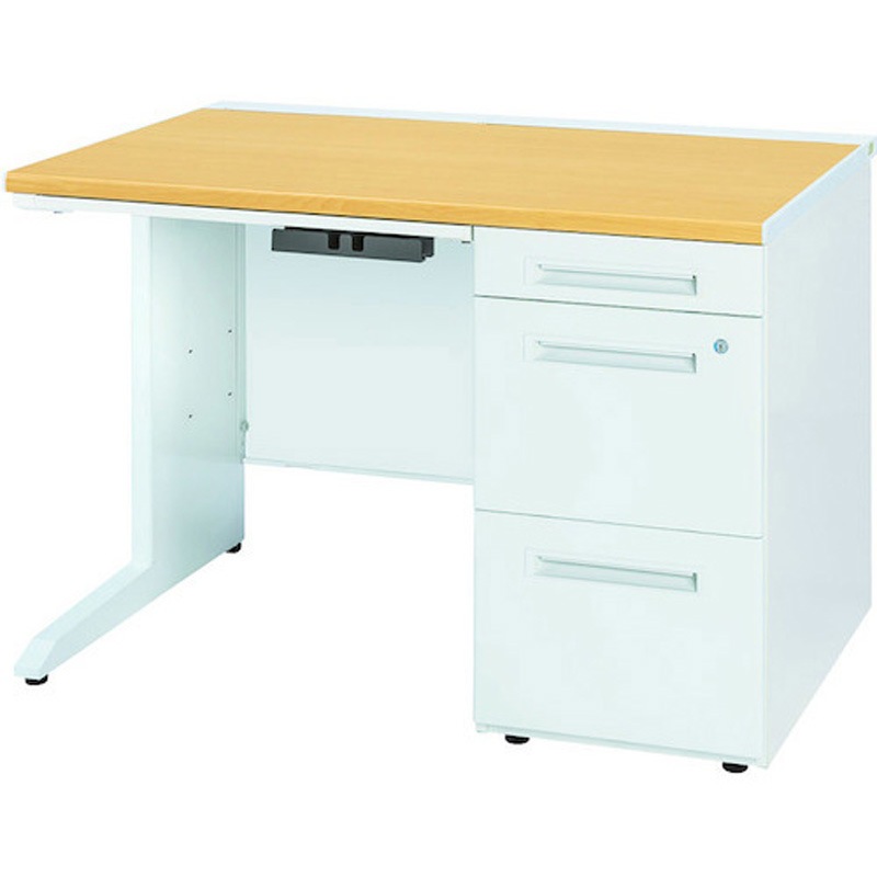 50XBH-117ARPW 片袖デスク 50Xシリーズ トヨスチール(トヨセット) ホワイト色 高さ720mm間口1100mm奥行700mm  50XBH-117ARPW